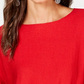 INC International Concepts Suéter Túnica Feminino Petite Vermelho Tamanho Petite