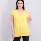 Camiseta Blusa Coleção Feminina JM Dourada Tamanho Extra Grande