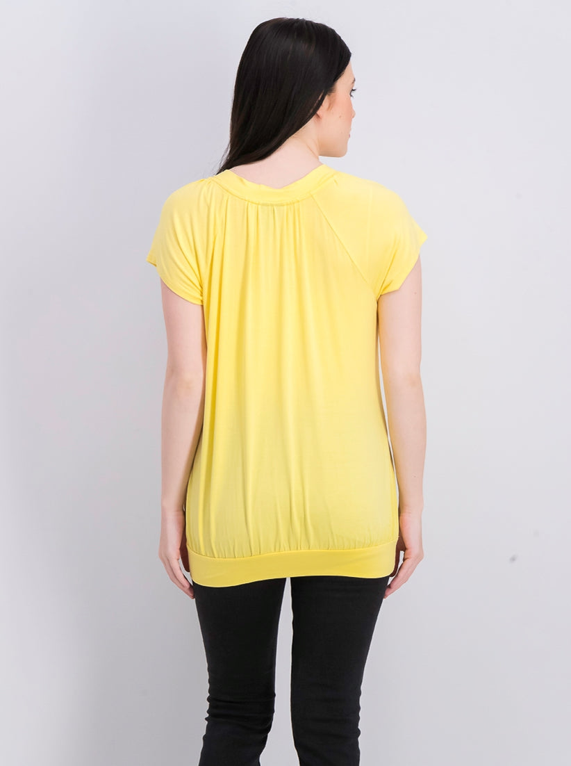 Camiseta Blusa Coleção Feminina JM Dourada Tamanho Extra Grande