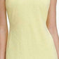 Vestido assimétrico com blocos de cores Tommy Hilfiger feminino, amarelo, tamanho 16