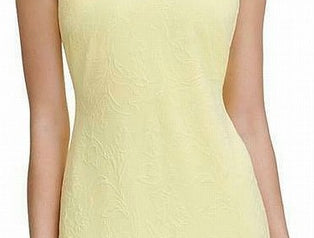 Vestido assimétrico com blocos de cores Tommy Hilfiger feminino, amarelo, tamanho 16