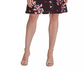 Vestido evasê floral feminino Tommy Hilfiger, roxo, tamanho 12