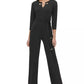 Macacão Tommy Hilfiger Feminino com Gola Alta Preto Tamanho 2