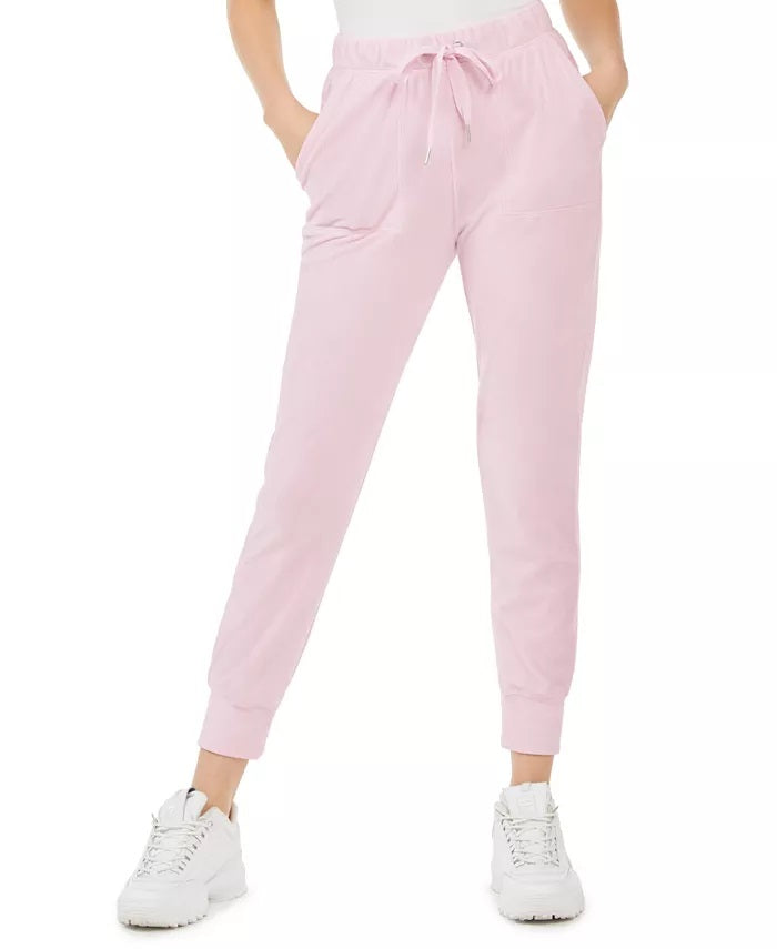 Calça Jogger Planet Gold Junior Velour Roxa Tamanho X-S