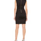 Vestido assimétrico Calvin Klein feminino preto tamanho 6