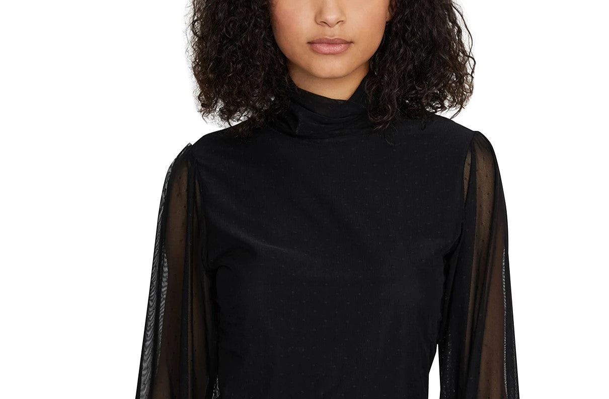 Top de malha com bolinhas flocadas Spot The Signs da Sanctuary Feminino, tamanho X-S