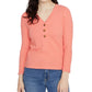 Blusa Aiden Feminina Sanctuary com Botões, Rosa Marfim, Tamanho X-S