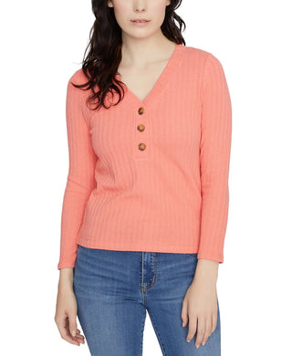 Blusa Aiden Feminina Sanctuary com Botões, Rosa Marfim, Tamanho X-S