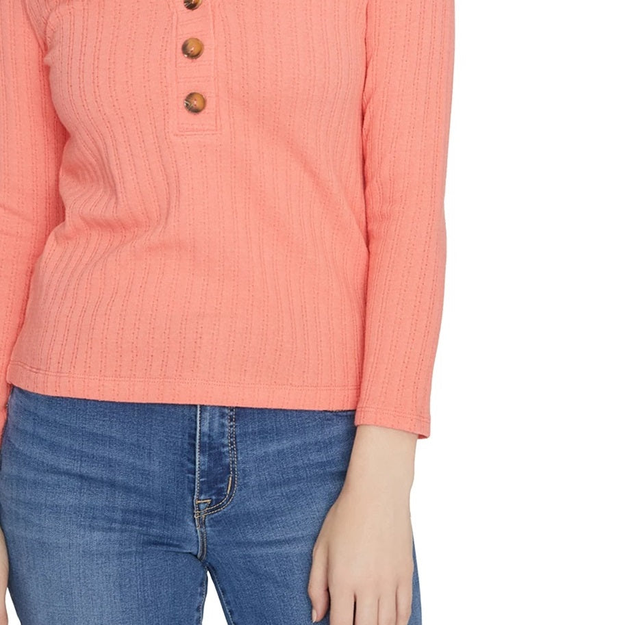 Blusa Aiden Feminina Sanctuary com Botões, Rosa Marfim, Tamanho X-S