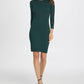 Vestido tubinho de malha feminino DKNY verde tamanho grande