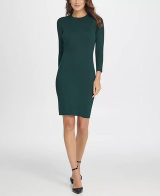 Vestido tubinho de malha feminino DKNY verde tamanho grande