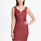 Vestido justo feminino Guss Sweetheart vermelho tamanho 2