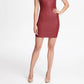 Vestido justo feminino Guss Sweetheart vermelho tamanho 2