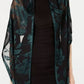 INC International Concepts Blusa Feminina Burnout Contraste Floral Verde Tamanho Regular