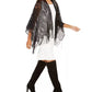 INC International Concepts Topper de malha floral de lurex feminino, preto, tamanho regular