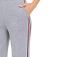 Calça de moletom feminina Tommy Hilfiger Sport Side-Stripe azul tamanho extra pequeno