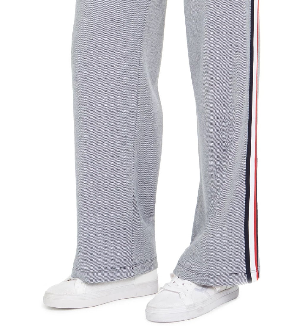 Calça de moletom feminina Tommy Hilfiger Sport Side-Stripe azul tamanho extra pequeno