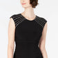 Vestido justo com detalhes embelezados Jessica Howard para mulheres, preto, tamanho 16