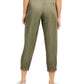 Calça Paperbag de Cintura Alta Indigo Rein Juniors Verde Tamanho P