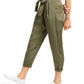 Calça Paperbag de Cintura Alta Indigo Rein Juniors Verde Tamanho P