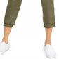 Calça Paperbag de Cintura Alta Indigo Rein Juniors Verde Tamanho Médio