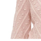 Suéter Calvin Klein Feminino Popcorn Knit Gola Falsa Rosa Tamanho X-G