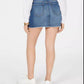 Minissaia jeans rasgada Tinseltown Junior's azul tamanho 3