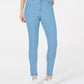 Calça jeans skinny de cintura alta e bainha crua Tinseltown Juniors, tamanho 15, azul-marinho