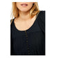 Top Devin Feminino Free People Preto Tamanho X-S