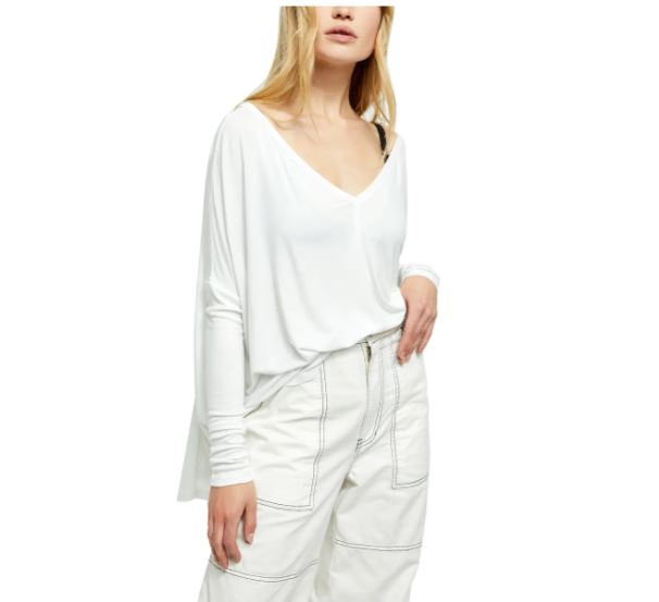 Túnica Moonshine Feminina Free People Branca Tamanho X-S