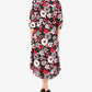 Vestido estampado feminino NY Collection HighLow, preto, tamanho pequeno e pequeno