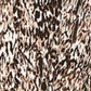 Vestido feminino estampado com cintura império da coleção NY, marrom, tamanho pequeno grande
