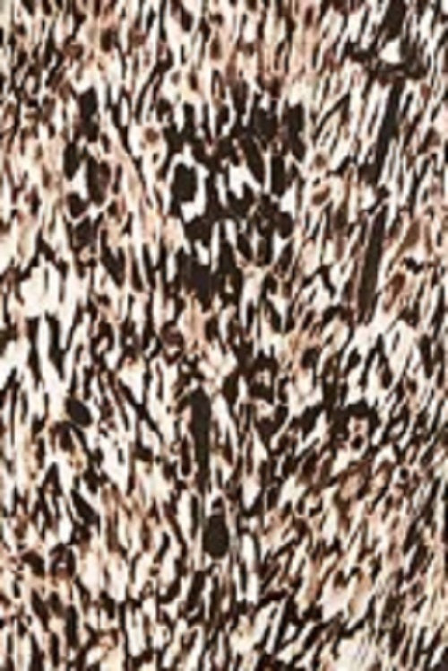 Vestido feminino estampado com cintura império da coleção NY, marrom, tamanho pequeno grande