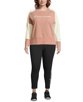 Moletom feminino Champion Plus Activewear Fitness rosa tamanho 1X