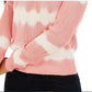 Suéter Crave Fame Junior Tie Dyed com gola redonda, tamanho médio, vermelho