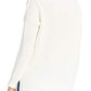 Suéter texturizado feminino Rachel Roy, branco, tamanho X-G