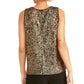 Blusa de lantejoulas Aline Rachel Roy feminina amarelo escuro tamanho grande
