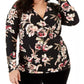 Rachel Roy Blusa Stella Plus Feminina Preta Tamanho 2X