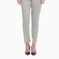 Calça Calvin Klein Feminina Slim-Leg Windowpane Tamanho 12 Prata