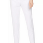 Calça social feminina Calvin Klein slim fit, branca, tamanho 12