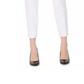 Calça social feminina Calvin Klein slim fit, branca, tamanho 12