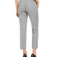 Calça Calvin Klein Plus Size Estampada com Cinto Feminina Cinza Tamanho 20W