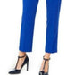 Calça social feminina Calvin Klein reta azul tamanho 8