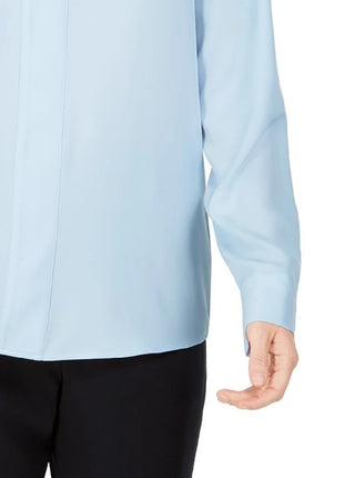 Blusa Calvin Klein Feminina Gola V Azul Tamanho Grande