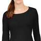 Roupa íntima térmica feminina 32 Degrees, preta, tamanho pequeno