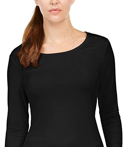 Roupa íntima térmica feminina 32 Degrees, preta, tamanho pequeno