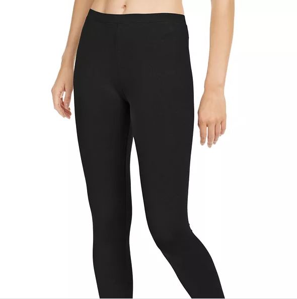 32 Degrees Calcinha Feminina Aconchegante e Quente, Legging Preta, Tamanho XXG