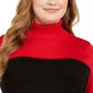 Suéter Calvin Klein Feminino Colorblocked Gola Alta Vermelho Tamanho 1X