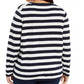Suéter Tommy Hilfiger Plus Ivy Listrado com Logotipo Azul Tamanho 3X Feminino