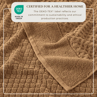 Cotton Diamond Waffle Weave Bath Towel Set - Grayson Collection